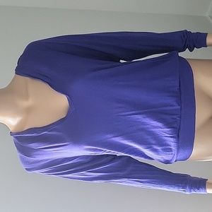 Wilfred Purple V-neck